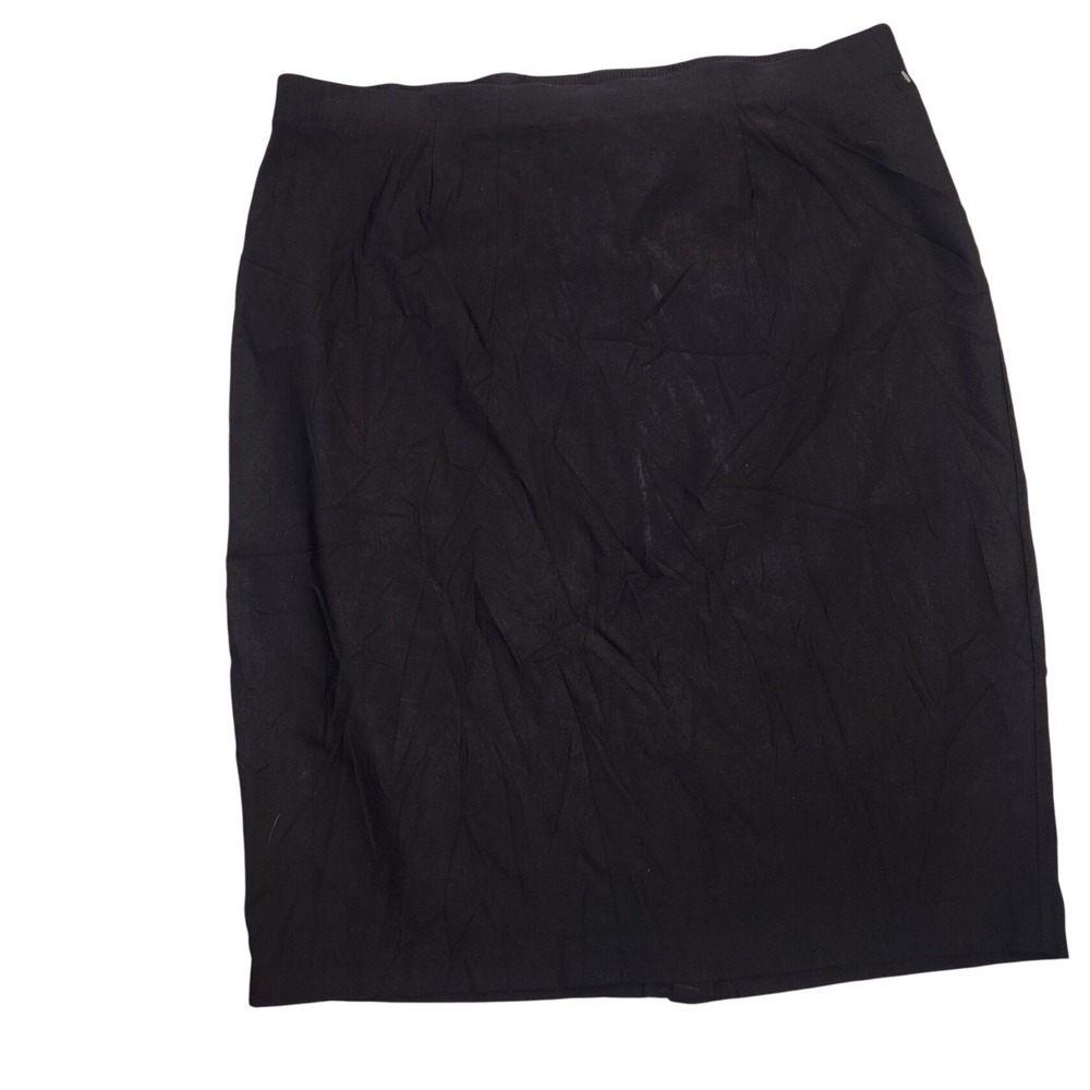 EST. 1946 Womens Plus 18W Black Pull On Stretch‎ Pencil Skirt Career Office Wear